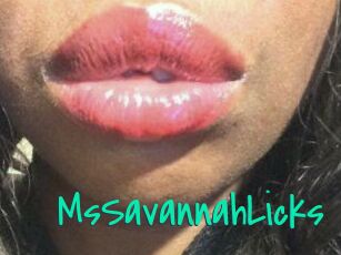 MsSavannahLicks